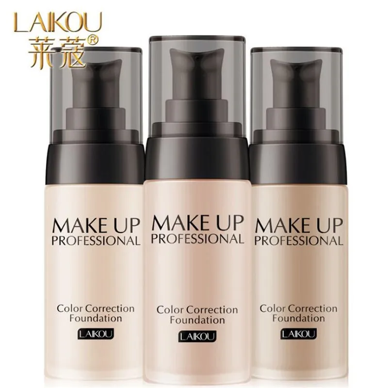Make Up Professional 3 цвета жидкая косметика/основа Увлажняющая консилер контроль масла