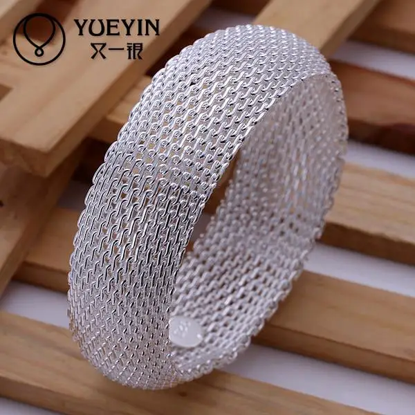 Silver Plaed Bangle for women men wedding jewelry B028 Anniversary High quality ornaments
Silver Plaed Bangle for women men wedding jewelry B028 Anniversary High quality ornaments