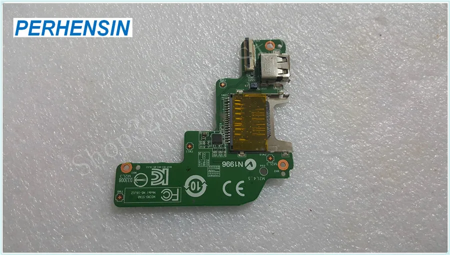 Original Genuine laptop FOR MSI FOR GE72 GE72-003US Series USB Card Reader Media Button Board w cable MS-16J12 VER 1.0
Original Genuine laptop FOR MSI FOR GE72 GE72-003US Series USB Card Reader Media Button Board w cable MS-16J12 VER 1.0