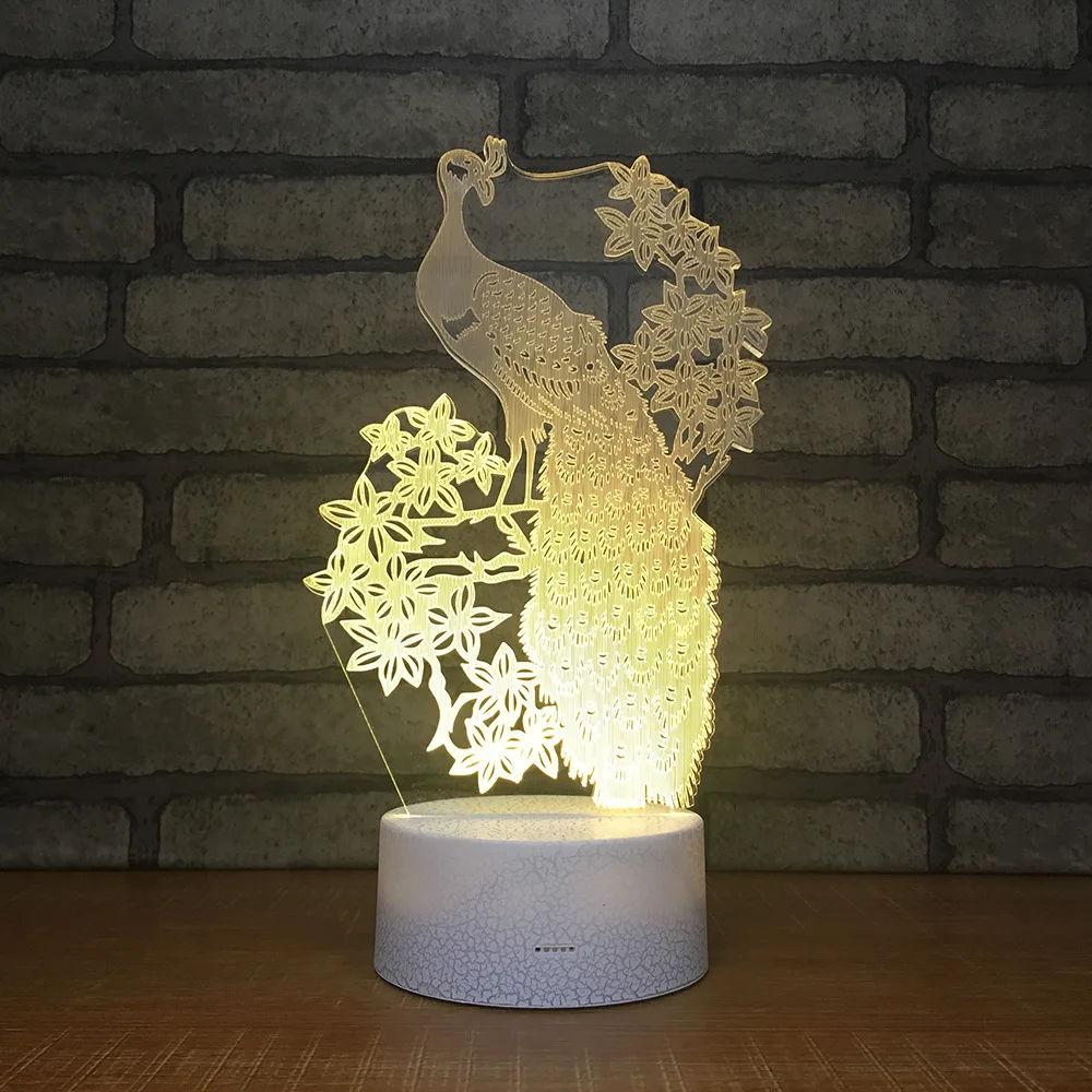 Peacork LED Night Light 7 Color Change Desk Light Action Figures Boys Girls Birthday Toys 260
Peacork LED Night Light 7 Color Change Desk Light Action Figures Boys Girls Birthday Toys 260