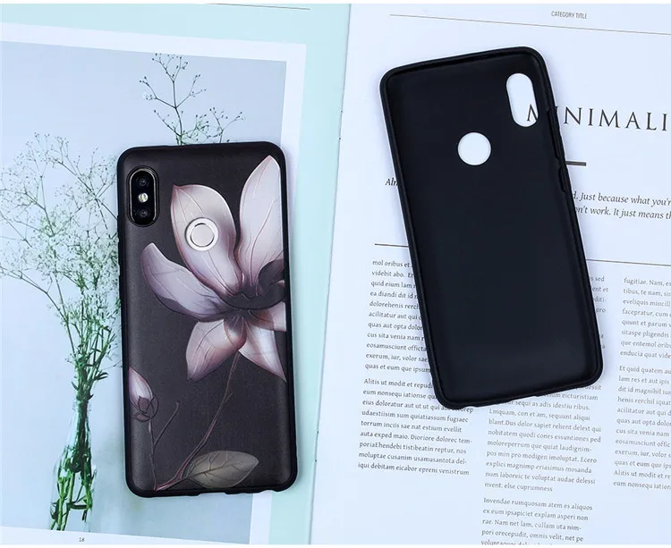 Симпатичный рельефный чехол для телефона Xiaomi Redmi 7 Note Pro 5 5A 6 6A 7A S2 GO K20 мягкий