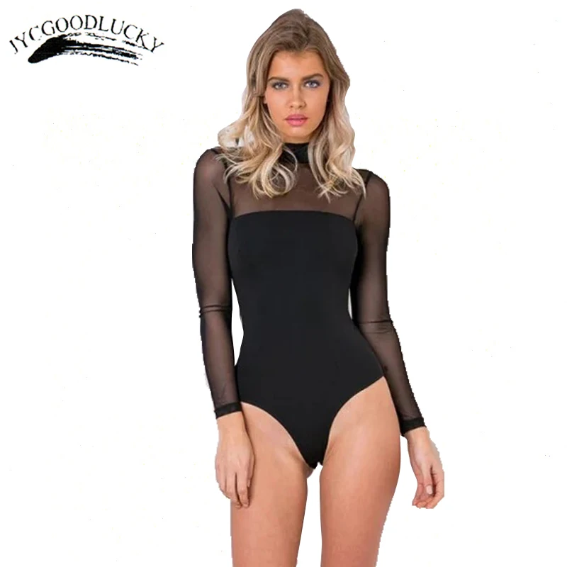 Mesh Patchwork Slim Bodycon Women Bodysuit Fashion New Rompers Womens Jumpsuit Sheer All Matches Large Size Jumpsuits
Mesh Patchwork Slim Bodycon Women Bodysuit Fashion New Rompers Womens Jumpsuit Sheer All Matches Large Size Jumpsuits