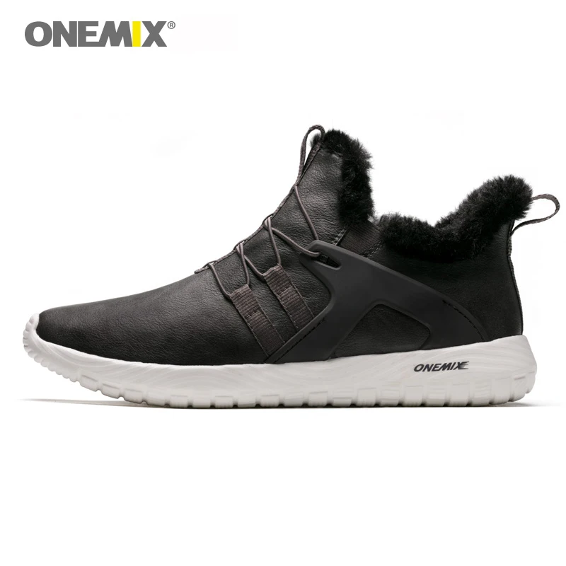ONEMIX New Men Winter Boots Snow Ankle Warm Fur Boots Outdoor Walking Running Shoes in Classic Black Jogging Casual Sneakers
ONEMIX New Men Winter Boots Snow Ankle Warm Fur Boots Outdoor Walking Running Shoes in Classic Black Jogging Casual Sneakers