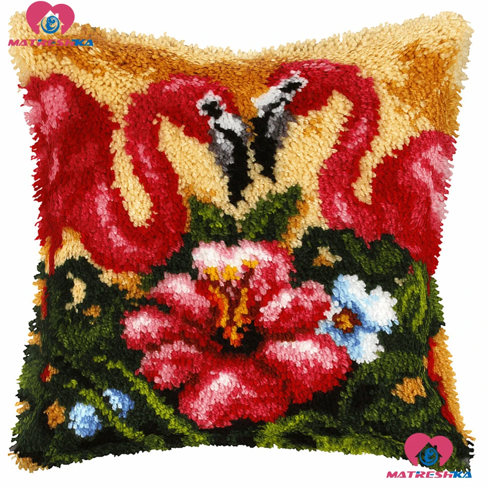 DIY Latch Hook Kits cross stitch pillow Flamingo diy Embroidery Accessories 3d Printed Canvas Knooppakket Kleed La Casa De Papel
DIY Latch Hook Kits cross stitch pillow Flamingo diy Embroidery Accessories 3d Printed Canvas Knooppakket Kleed La Casa De Papel