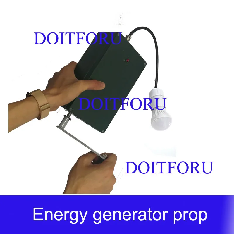 Room Escape Chamber prop Manual electrical generator control light or lock Adventurer props escape room game tool
Room Escape Chamber prop Manual electrical generator control light or lock Adventurer props escape room game tool