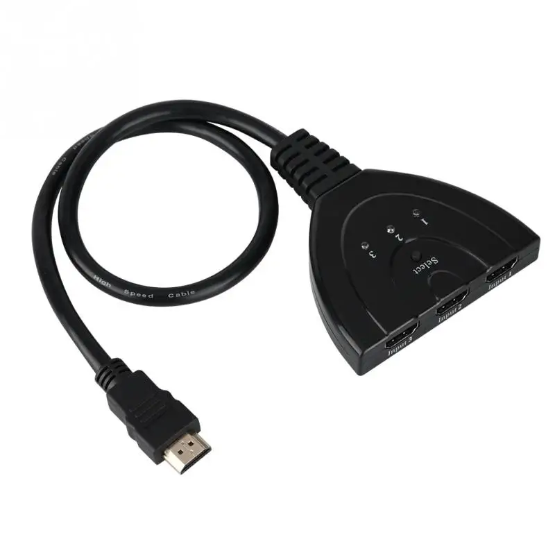 1080P видео переключатель сплиттер HDMI 3 в 1 выход Сплит адаптер сигнала кабель