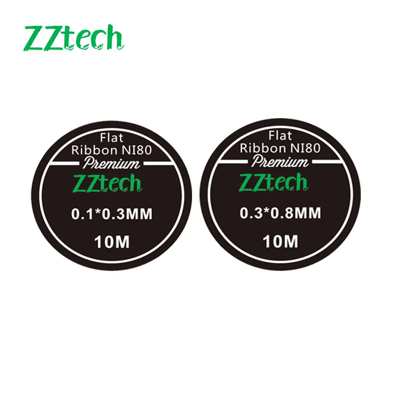 ZZtech new NI80 Flat Ribbon 0.3*0.8mm heating wire 10m/roll for Electronic Cigarette RDA Resistance Wire DIY Atomizer coil
ZZtech new NI80 Flat Ribbon 0.3*0.8mm heating wire 10m/roll for Electronic Cigarette RDA Resistance Wire DIY Atomizer coil