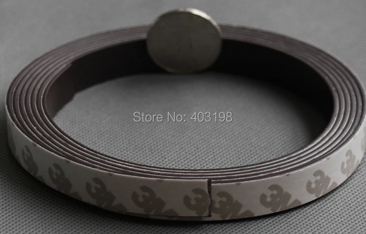 Free Shipping 2 Meters self Adhesive Flexible Magnetic Strip 3M Rubber Magnet Tape width12.7mm thickness 1.5mm
Free Shipping 2 Meters self Adhesive Flexible Magnetic Strip 3M Rubber Magnet Tape width12.7mm thickness 1.5mm