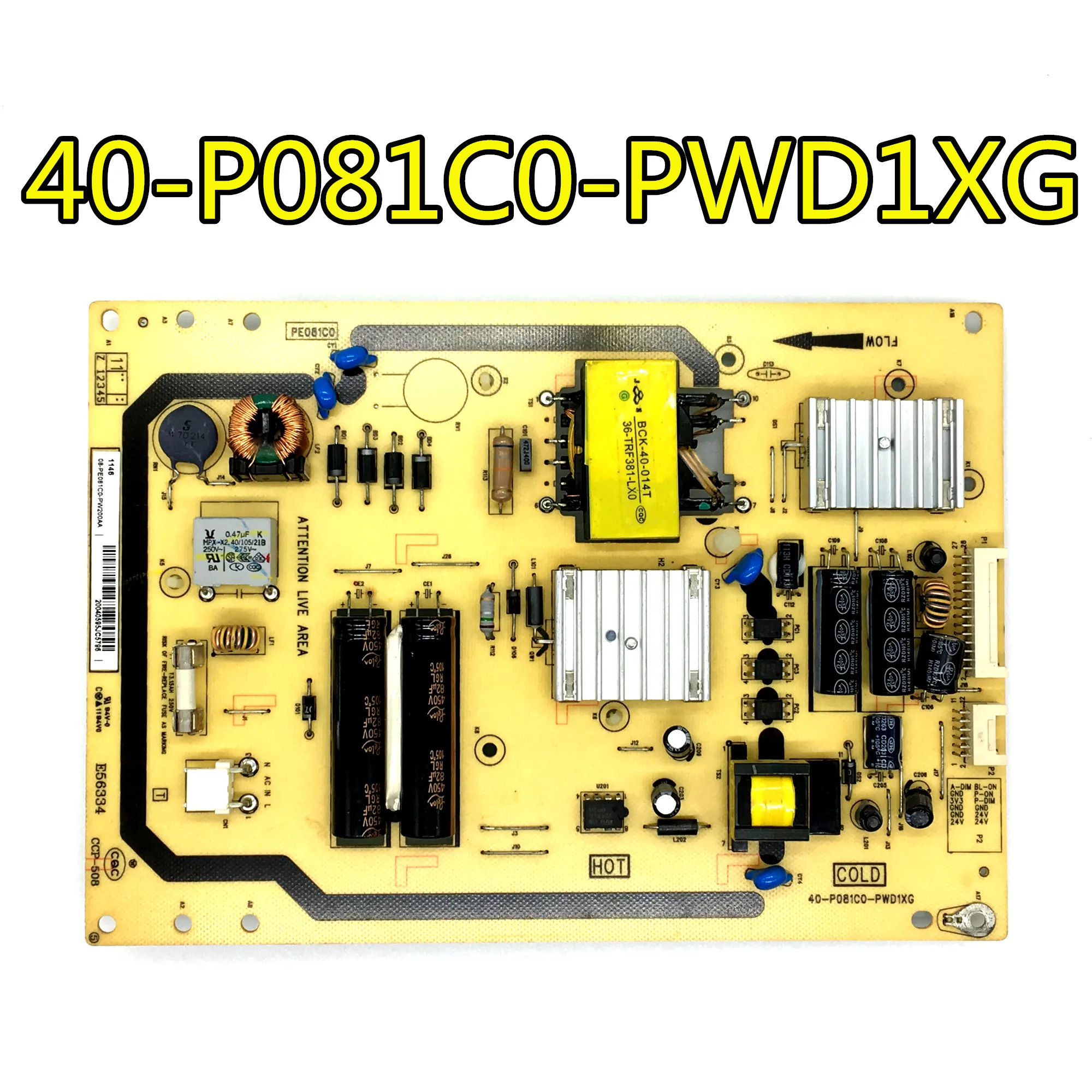 Оригинальный тест на 100% для платы питания L32F3200B 40-P081C0-PWD1XG 08-PE081C0-PW200AA
Оригинальный тест на 100% для платы питания L32F3200B 40-P081C0-PWD1XG 08-PE081C0-PW200AA