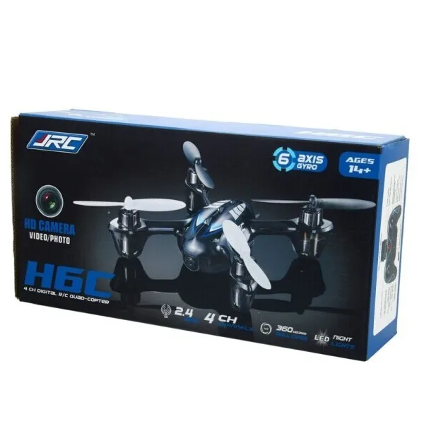 

F11325 JJRC H6C 4CH 2.4G 2MP Camera LCD RC Quadcopter Drone Helicopters RTF 200W 3D 6-Axle Gyro Surpass H107C Toy
