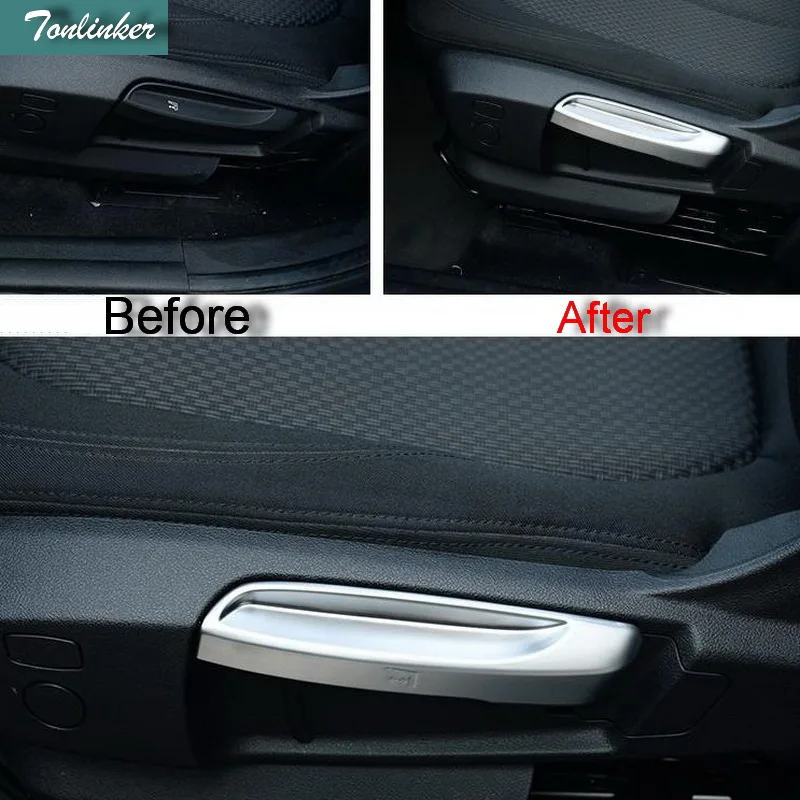 Tonlinker 2 PCS Car Styling DIY ABS Chrome Seat Backrest Adjustment Light Strip Cover Case Stickers for Bmw 2 Series 218i 2014
Tonlinker 2 PCS Car Styling DIY ABS Chrome Seat Backrest Adjustment Light Strip Cover Case Stickers for Bmw 2 Series 218i 2014