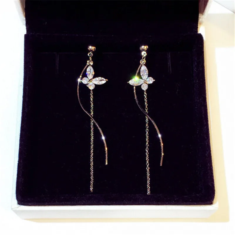 Charmwin New Long Earrings Tassel Earrings For Women Fashion Rhinestone Dangle Earrings Women
Charmwin New Long Earrings Tassel Earrings For Women Fashion Rhinestone Dangle Earrings Women