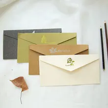 5 pcs/lot High-grade gold western style restoring envelope set business invitation card creative love letter stationery supplies