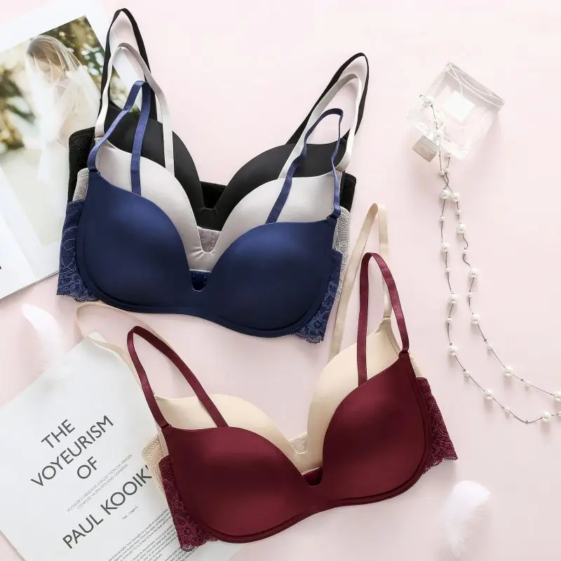 Wire Free Push Up Bra Women Ladies Breathable Sexy Underwear Female Fashion Bra Comfortable Wireless Lace Bra 5 Colors B Cup
Wire Free Push Up Bra Women Ladies Breathable Sexy Underwear Female Fashion Bra Comfortable Wireless Lace Bra 5 Colors B Cup