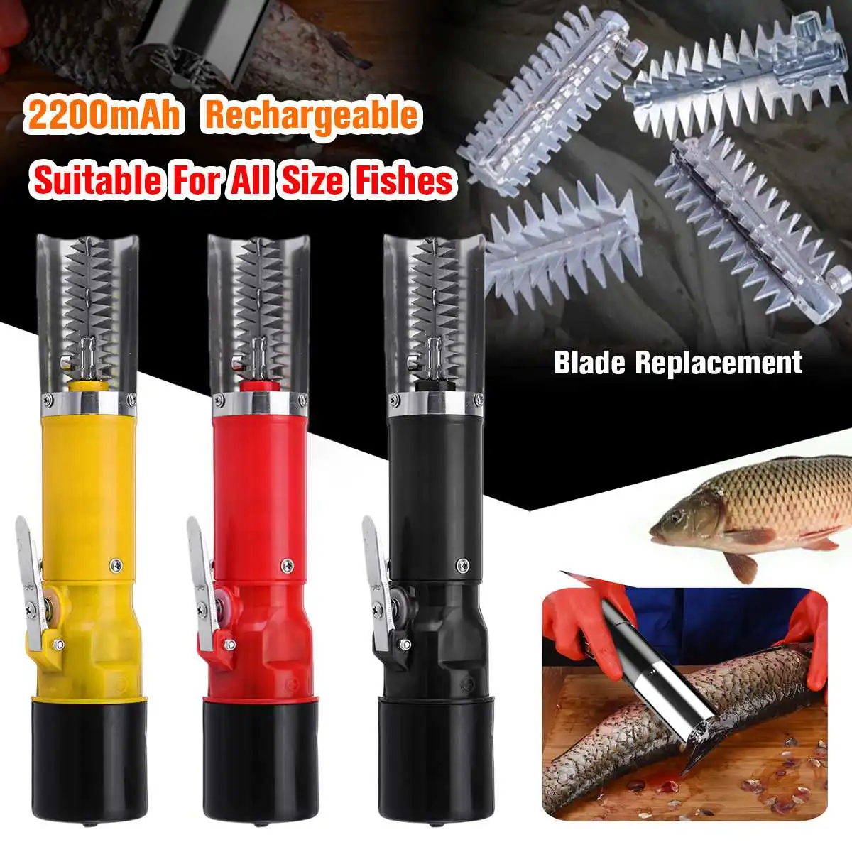 120W Portable Cordless Electric Fish Scaler Waterproof Fish Scale Scraper Easy Fish Stripper Scale Remover Cleaning Scaling Tool
120W Portable Cordless Electric Fish Scaler Waterproof Fish Scale Scraper Easy Fish Stripper Scale Remover Cleaning Scaling Tool