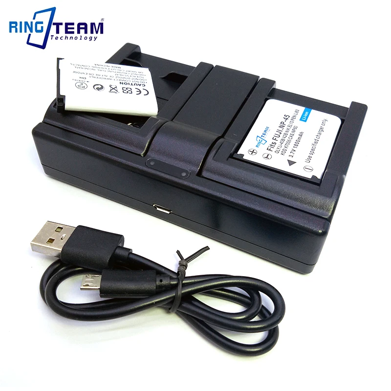 2x Battery NP-45 FNP45 & Dual USB Charger for Fujifilm FinePix J JV JX JZ XP T Z L Instax Series Mini 90 L30 L55 L90 Cameras
2x Battery NP-45 FNP45 & Dual USB Charger for Fujifilm FinePix J JV JX JZ XP T Z L Instax Series Mini 90 L30 L55 L90 Cameras