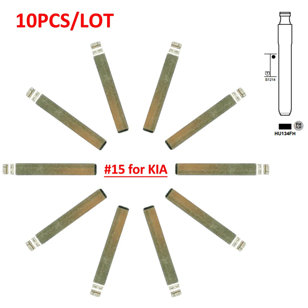 

Бесплатная доставка (10 шт./лот) металлическая заготовка для ключа с дистанционным управлением KD Тип лезвия #15 для Ki-a