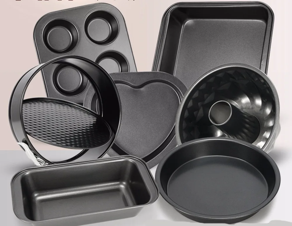 New Non-stick Bakeware Tools Carbon Steel Cake Pan Baking Mold Cake Mold Decorating Tool Microwave Oven Suit Baked Kit JJ137
New Non-stick Bakeware Tools Carbon Steel Cake Pan Baking Mold Cake Mold Decorating Tool Microwave Oven Suit Baked Kit JJ137