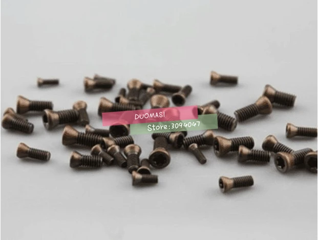 50PCS/lot M2*6 M2.5*6 M2.5*8 M3*8 M3*10 M3*12 M3.5*8 M3.5*10 M3.5*12 M4*10 M4*12 M5*10 CNC lathe tool spare screws Torx screws
50PCS/lot M2*6 M2.5*6 M2.5*8 M3*8 M3*10 M3*12 M3.5*8 M3.5*10 M3.5*12 M4*10 M4*12 M5*10 CNC lathe tool spare screws Torx screws