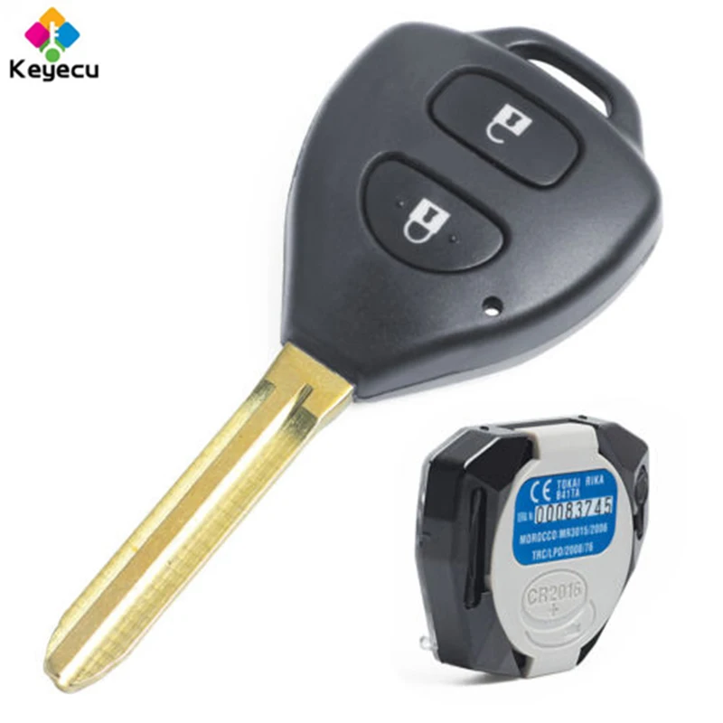 KEYECU Remote Control Car Key With 2 Btn 433MHz G Chip - FOB for Toyota Hilux/ Yaris Hatch Sedan 2009-2014/ 2011-2014 P/N: B41TA
KEYECU Remote Control Car Key With 2 Btn 433MHz G Chip - FOB for Toyota Hilux/ Yaris Hatch Sedan 2009-2014/ 2011-2014 P/N: B41TA