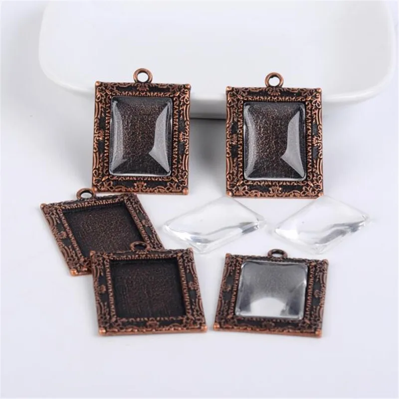 5set/lot(5pcs base+ 5pcs glass) Pendant Settings Cabochons Bases Bezel Trays Fit DIY Necklace Making
5set/lot(5pcs base+ 5pcs glass) Pendant Settings Cabochons Bases Bezel Trays Fit DIY Necklace Making