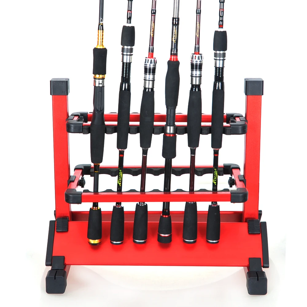 Aluminum Fishing Rod Rack Blue Silver 12Pcs Fishing Rods Holder Pesca Fishing Tackle Carp Fishing Rods Holder New
Aluminum Fishing Rod Rack Blue Silver 12Pcs Fishing Rods Holder Pesca Fishing Tackle Carp Fishing Rods Holder New
