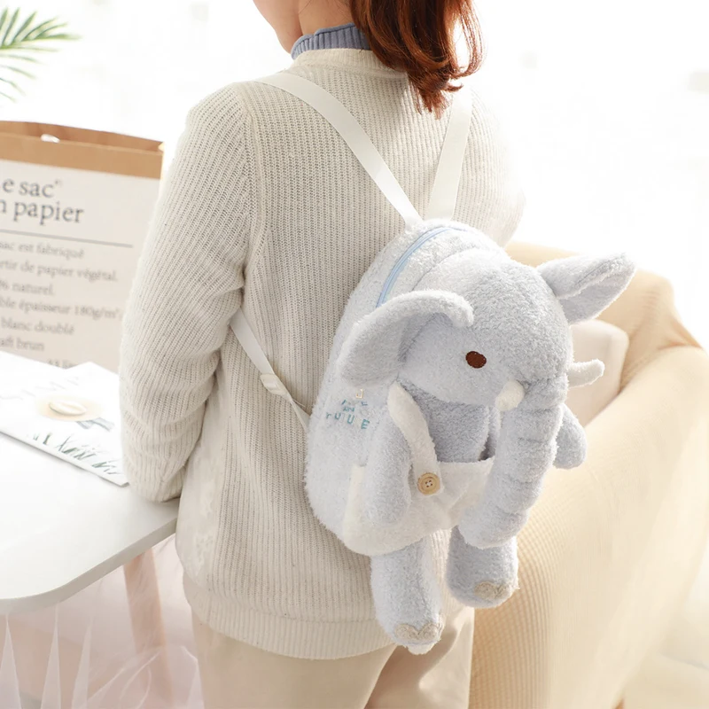 New Arriving Elephant Plush Backpack Cute Soft Elephant Crossbody Bag School Bag For Children Cartoon Bag For Kids Boys Girls
New Arriving Elephant Plush Backpack Cute Soft Elephant Crossbody Bag School Bag For Children Cartoon Bag For Kids Boys Girls