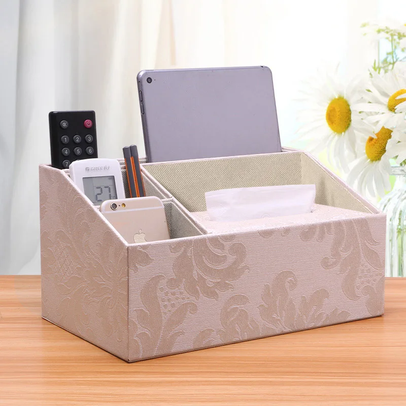 Storage Boxes Home Organizer PU Leather Phone/TV Remote Control Tissue Storage Box Makeup Home Desk Organizer Holder Container
Storage Boxes Home Organizer PU Leather Phone/TV Remote Control Tissue Storage Box Makeup Home Desk Organizer Holder Container