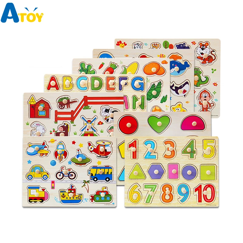 Baby Early Educaiton Toy Montessori Wooden Puzzle Hand Grab Board Educational Toy Cartoon Color Marine Animal Puzzle Child Gift
Baby Early Educaiton Toy Montessori Wooden Puzzle Hand Grab Board Educational Toy Cartoon Color Marine Animal Puzzle Child Gift