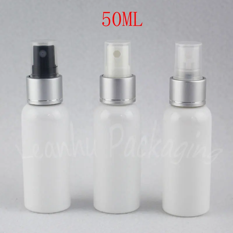 Белая круглая пластиковая бутылка с распылителем, 50 мл, 50 куб. См бутылка для воды/тонера, пустая косметическая бутылка 
Белая круглая пластиковая бутылка с распылителем, 50 мл, 50 куб. См бутылка для воды/тонера, пустая косметическая бутылка