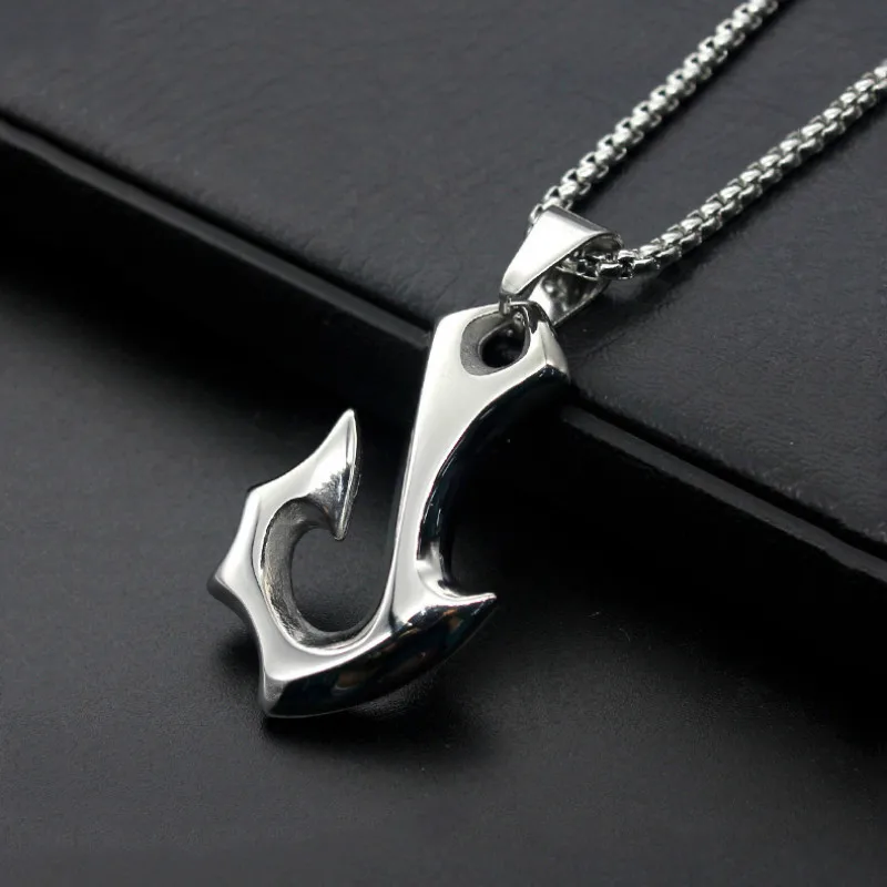 Hawaii Surfer Jewelry 316L Stainless Steel Pendant Fish Hook Charms Necklace Maori Tribal Choker Punk Women's Men's Necklace
Hawaii Surfer Jewelry 316L Stainless Steel Pendant Fish Hook Charms Necklace Maori Tribal Choker Punk Women's Men's Necklace