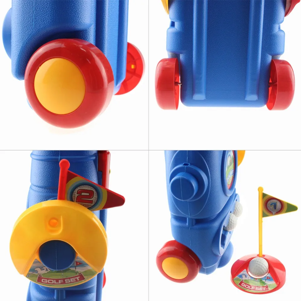 CRESTGOLF Multicolor Plastic Mini Golf Club Set Toys for Children Kids Indoor Outdoor Backyard Sports Game Sets | Спорт и