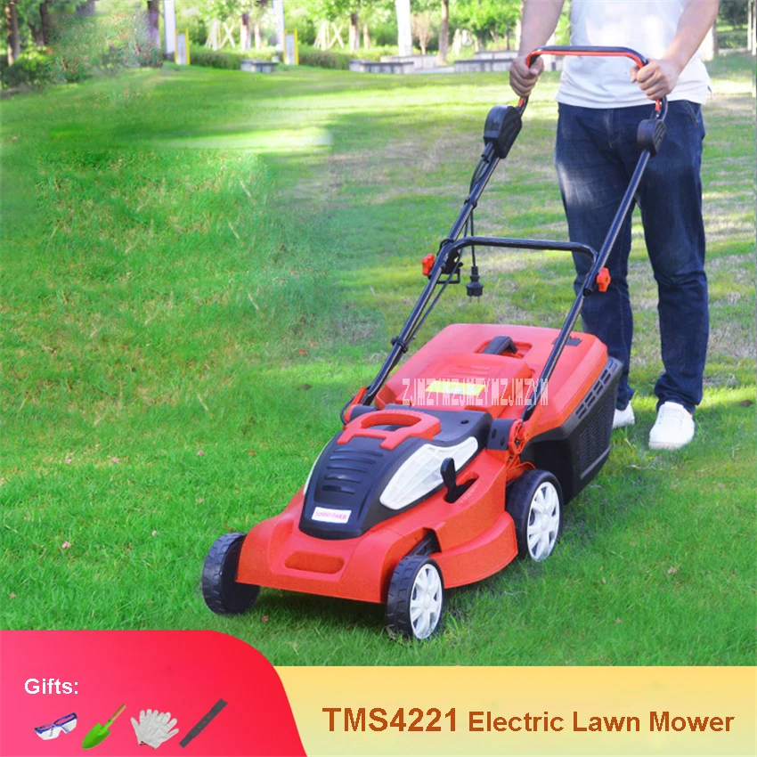 New TMS4221 Household Weeding Lawn Mower Garden Tools Hand Push-type Electric Lawn Mower 220V 1800W 5200r/min 50L With 10M Line
New TMS4221 Household Weeding Lawn Mower Garden Tools Hand Push-type Electric Lawn Mower 220V 1800W 5200r/min 50L With 10M Line