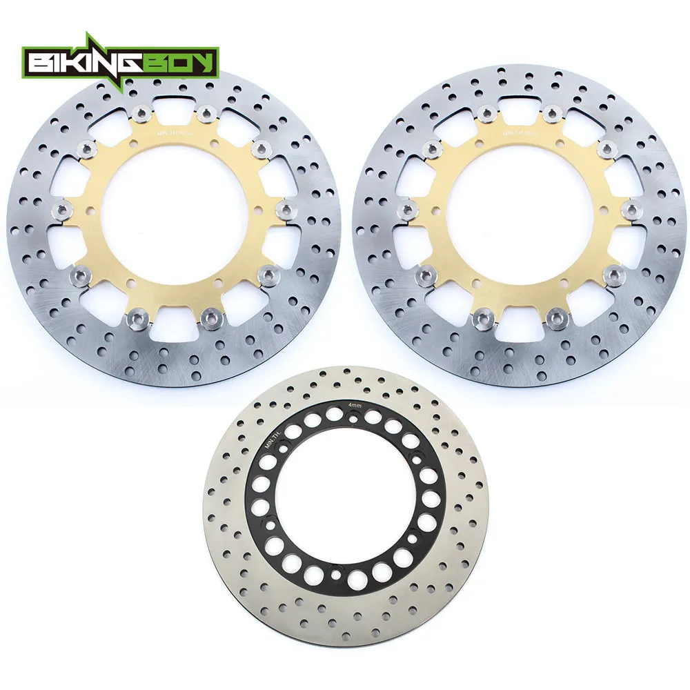 BIKINGBOY Front Rear Brake Discs Disks Rotors XJR 1300 99-17 16 15 14 13 12 FZ1 / FZS Fazer 01 02 03 04 05 BT Bulldog 1100 02-06
BIKINGBOY Front Rear Brake Discs Disks Rotors XJR 1300 99-17 16 15 14 13 12 FZ1 / FZS Fazer 01 02 03 04 05 BT Bulldog 1100 02-06