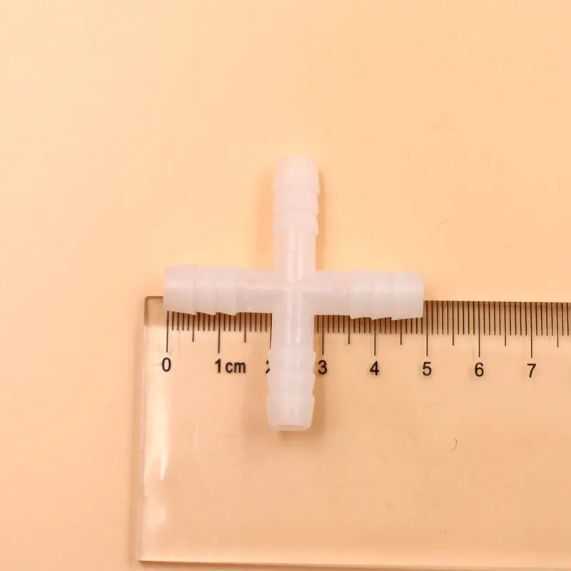 100 PCS 8mm Hose Barb Four Way Cross Plastic Connector Pipe Fitting Adapter For Aquarium Fish Tank Air Pump Breeding Water Line
100 PCS 8mm Hose Barb Four Way Cross Plastic Connector Pipe Fitting Adapter For Aquarium Fish Tank Air Pump Breeding Water Line