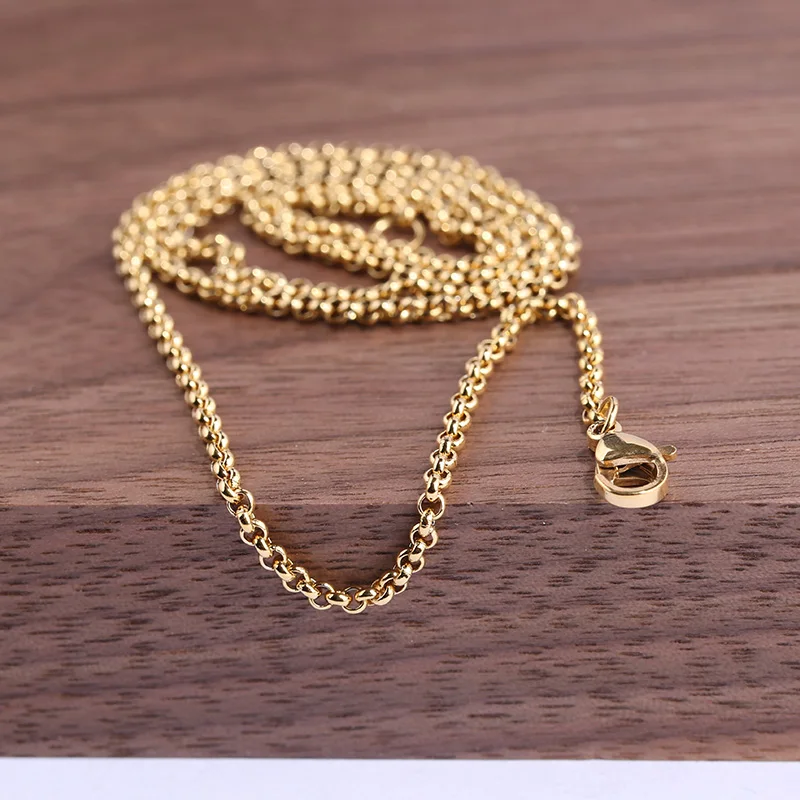 onwear 12pcs rose gold plated stainless steel 43cm long necklace chains for jewelry making diy accessories
onwear 12pcs rose gold plated stainless steel 43cm long necklace chains for jewelry making diy accessories