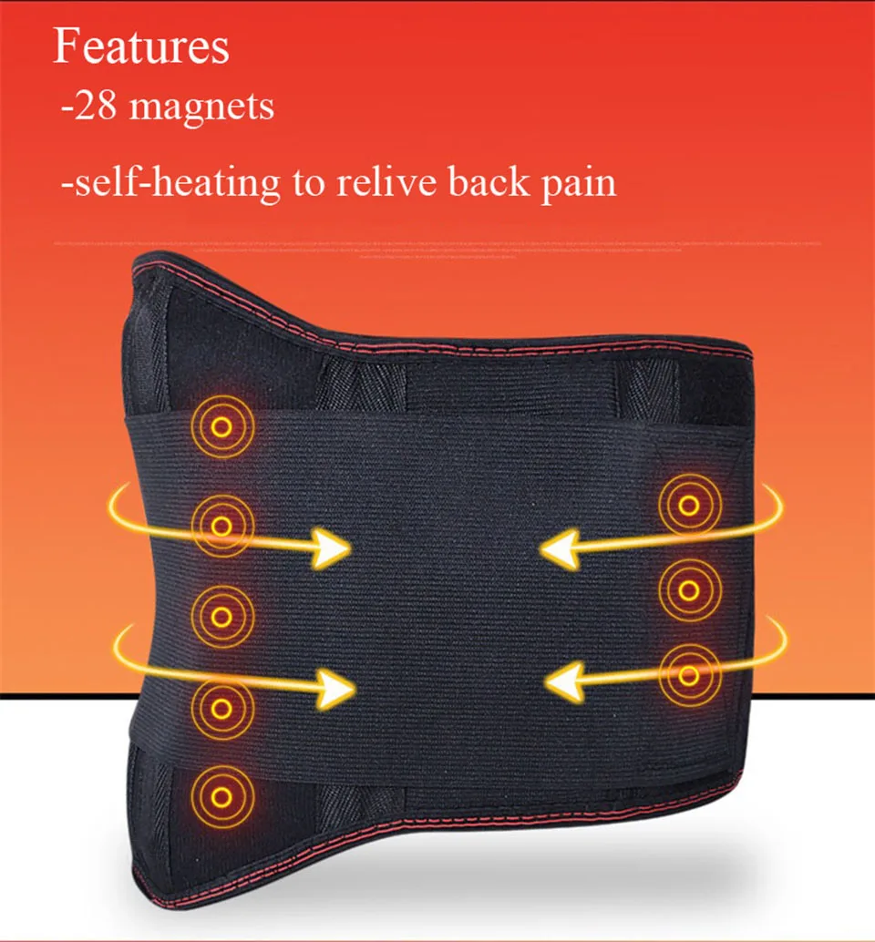 Black Adjustable Tourmaline Self-Heating Magnetic Waist Belt Lumbar Brace Support Back Waist Brace Strap Pain Relieve
Black Adjustable Tourmaline Self-Heating Magnetic Waist Belt Lumbar Brace Support Back Waist Brace Strap Pain Relieve