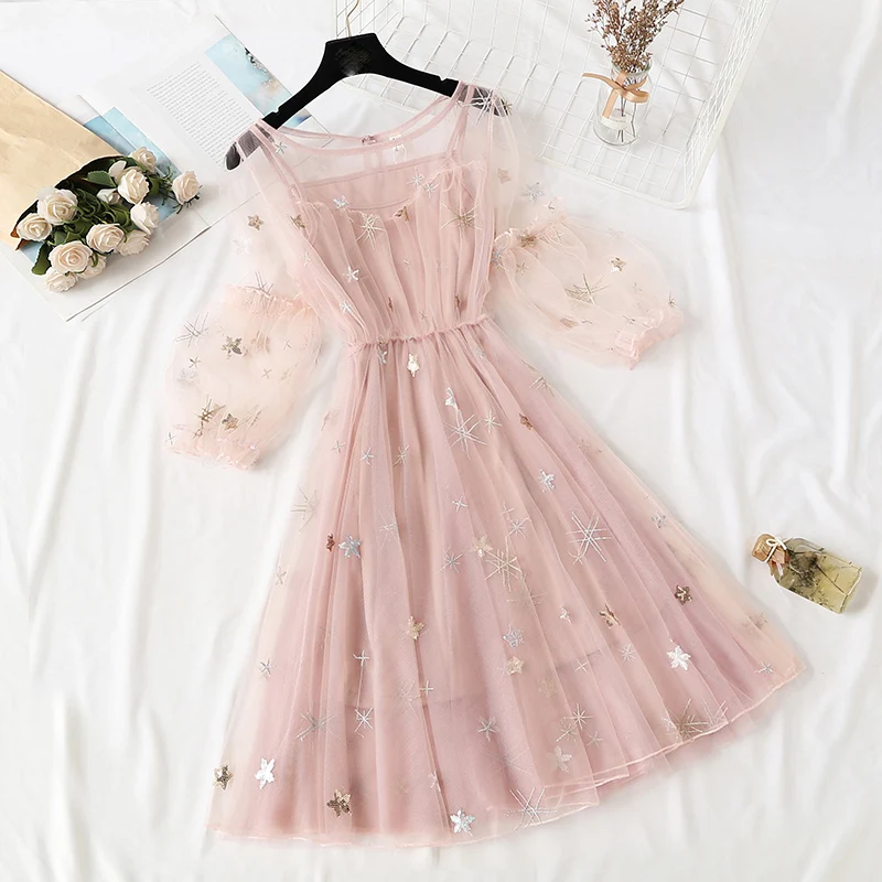 2019 Party dress women stylish patchwork transparent midi shirt dress long sleeve female chic sexy mesh dresses vestidos
2019 Party dress women stylish patchwork transparent midi shirt dress long sleeve female chic sexy mesh dresses vestidos