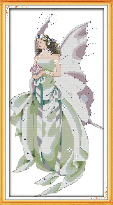 Butterfly fairy (2) cross stitch kit people 18ct 14ct 11ct count print canvas stitches embroidery DIY handmade needlework
Butterfly fairy (2) cross stitch kit people 18ct 14ct 11ct count print canvas stitches embroidery DIY handmade needlework