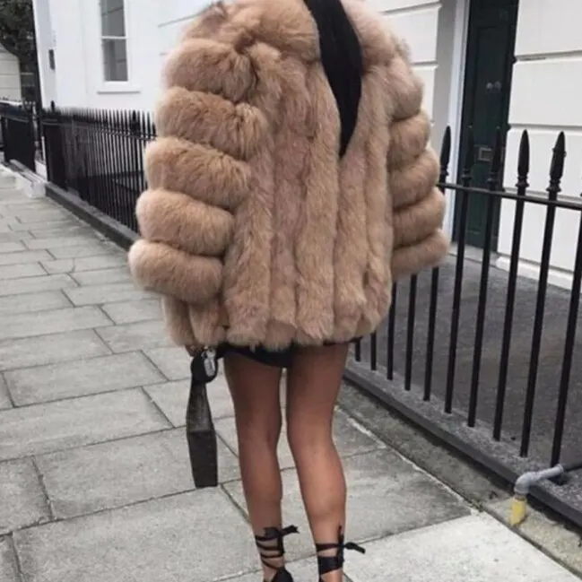 2021 New Arrivel Women's Winter Warm Faux Fox Fur Coat Female Overcoat Big Fox Fur Collar Jacket Thicken Pink Grey Brown White
2021 New Arrivel Women's Winter Warm Faux Fox Fur Coat Female Overcoat Big Fox Fur Collar Jacket Thicken Pink Grey Brown White