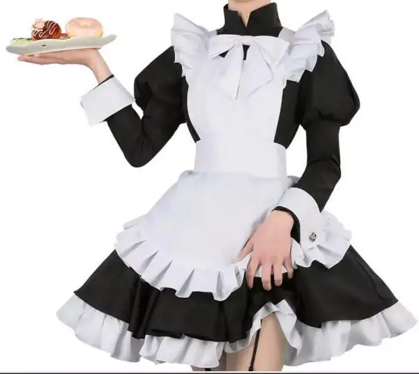 

Аниме Fate Grand Order stay night zero saber Astolfo горничная одежда Лолита платье для вечерние алиса Хэллоуин Косплей Костюм