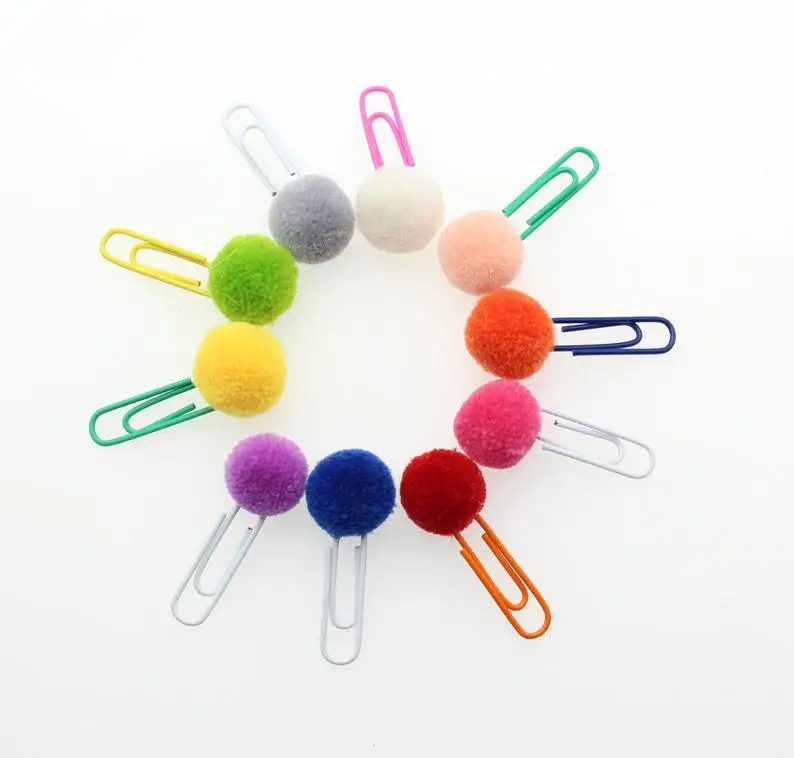 120 piece set, 17 x 40 mm,Hairball mix color Paper clip, Plush Ball paper clips, Scrapbooking, School office supplies
120 piece set, 17 x 40 mm,Hairball mix color Paper clip, Plush Ball paper clips, Scrapbooking, School office supplies