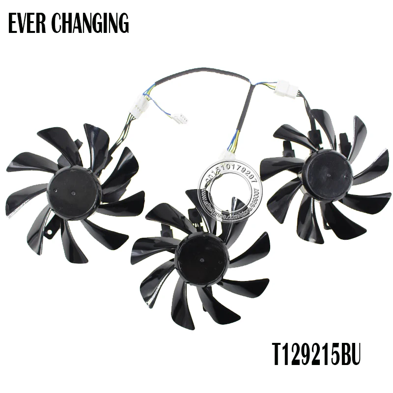 T129215BU DC12V 0.50AMP Graphics Card Fan GPU VGA FAN FOR Radeon Sapphire R9 FURY 4GB HBM Tri-X OC Video Cards Cooling
T129215BU DC12V 0.50AMP Graphics Card Fan GPU VGA FAN FOR Radeon Sapphire R9 FURY 4GB HBM Tri-X OC Video Cards Cooling