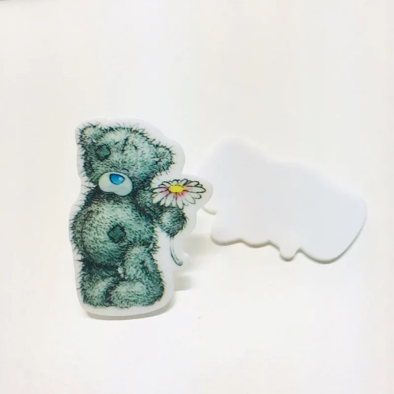 10 шт./лот плоское заднее украшение из смолы kawaii мультфильм DIY Кабошоны аксессуары