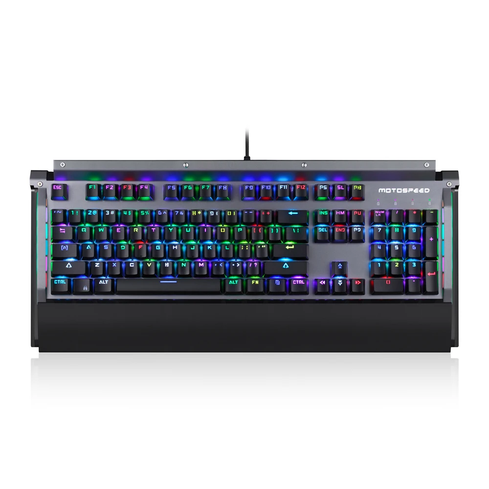 Motospeed CK98 RGB механическая клавиатура для игр Kailh коробка переключатель клавиатуры