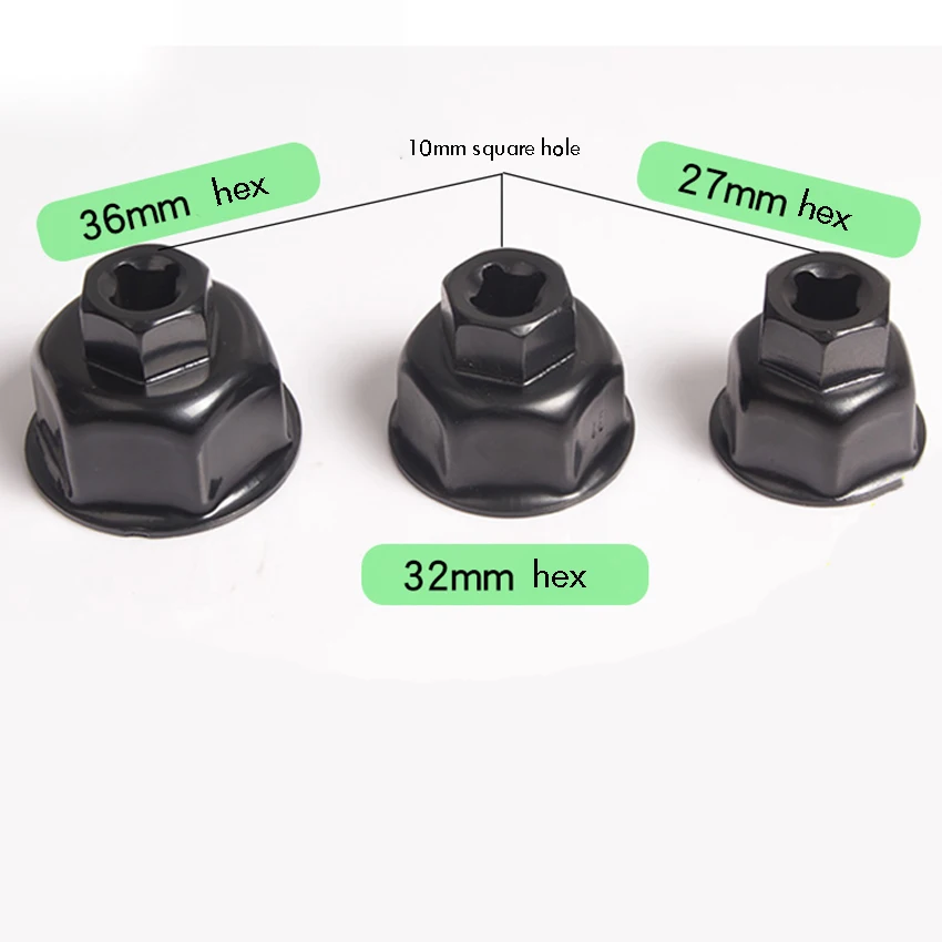 27mm 32mm 36mm Universal Oil Change Filter Cap Wrench Cup Socket Tool Cup Type Oil Filter Cap Wrench Socket Removal Tool
27mm 32mm 36mm Universal Oil Change Filter Cap Wrench Cup Socket Tool Cup Type Oil Filter Cap Wrench Socket Removal Tool