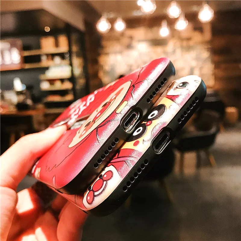 Милый мультяшный анпанмен чехол для телефона IPhone X S MAX XR XS 7 8 Plus 6 6s iPhone мягкий