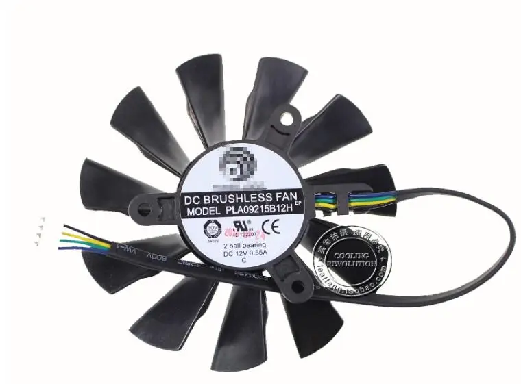 New For MSI N650 R7750 R7770 N640GT GTX950 250 550 570 580 HD6850 HD6870 N460 N560GTX PLA09215B12H 87mm 42mm Graphics Card Fan
New For MSI N650 R7750 R7770 N640GT GTX950 250 550 570 580 HD6850 HD6870 N460 N560GTX PLA09215B12H 87mm 42mm Graphics Card Fan