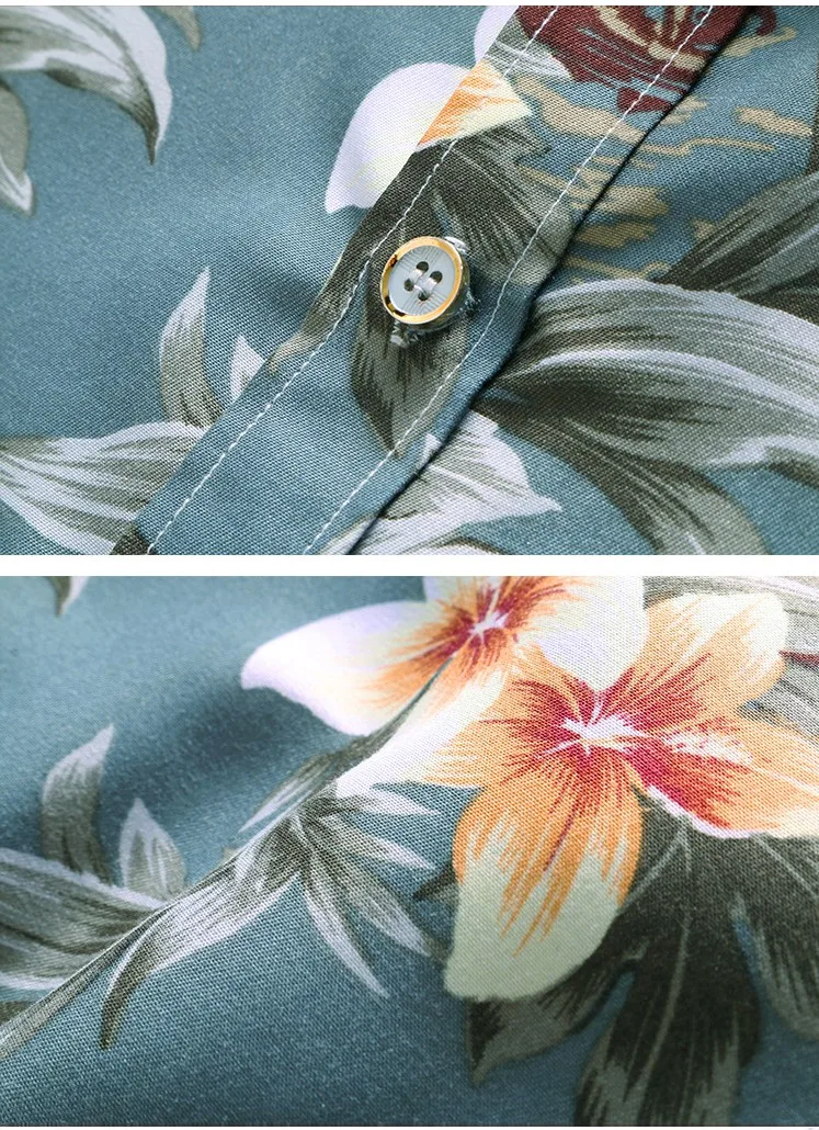 Flower Printed Short Sleeve Hawaii Shirts Men 2019 New Summer Mens Tops Clothing Plus Size Casual Slim Fit Social Blouse Man
Flower Printed Short Sleeve Hawaii Shirts Men 2019 New Summer Mens Tops Clothing Plus Size Casual Slim Fit Social Blouse Man