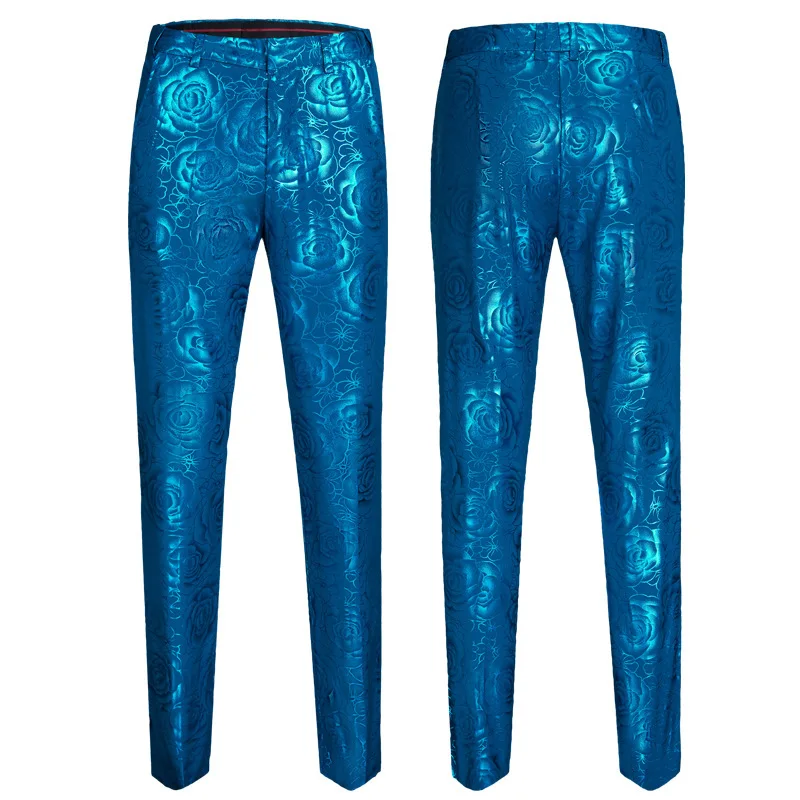 Mens Stylish Shiny Blue Rose Print 2 Pieces Set Latest Coat Pant Designs Men Suits For Weddingslim Fit Singers Clothing
Mens Stylish Shiny Blue Rose Print 2 Pieces Set Latest Coat Pant Designs Men Suits For Weddingslim Fit Singers Clothing